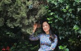Phụ nữ Công an Hà Nội thướt tha áo dài xuống phố trong ngày 8-3